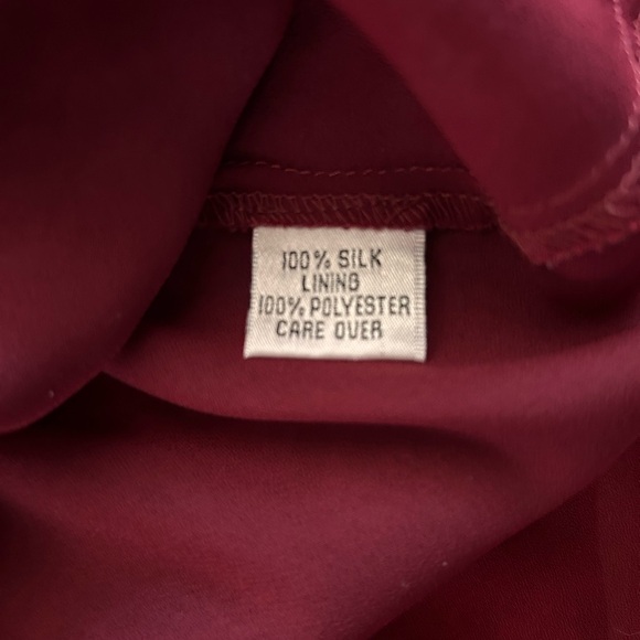 Y2K Yves Cossette Depeche Pink Layered Short Sleeve Silk Shirt - Picture 4 of 6